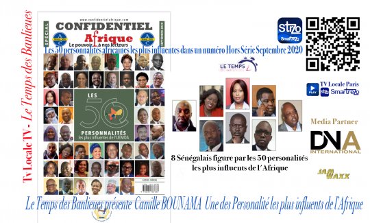 Leadership : Confidentiel Afrique publie les 50 personnalités africaines les plus influentes de  l’UEMOA. dans un numéro Hors Série Septembre 2020