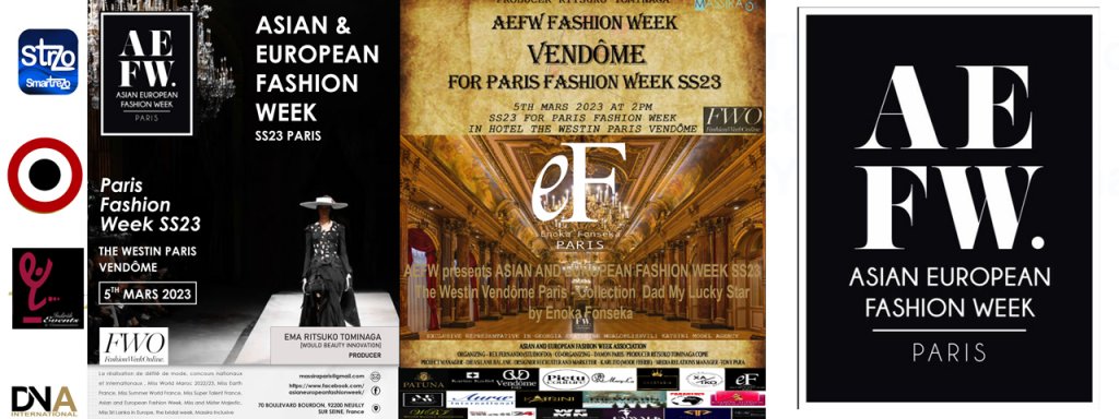 AEFW presents ASIAN AND EUROPEAN FASHION WEEK SS23  - The Westin Vendôme Paris - Enoka Fonseka Couture Show